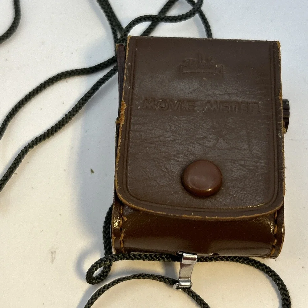 VINTAGE WALZ CAMERA Micro-Meter LIGHT METER WITH LEATHER CASE